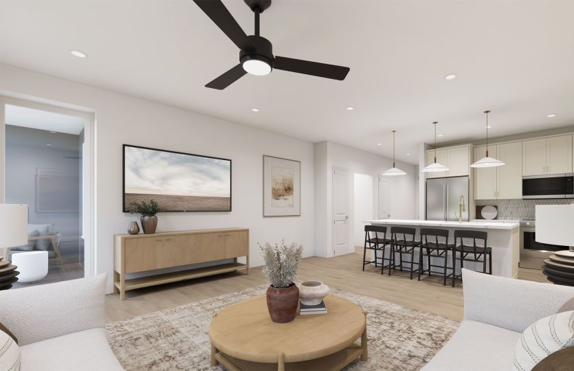 2.2.1A:Gathering Room Opens to Kitchen