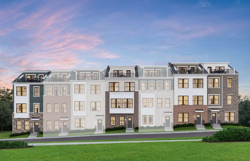 Frankton Way:The Frankton Way offers 4-levels of living space in Ashburn, VA