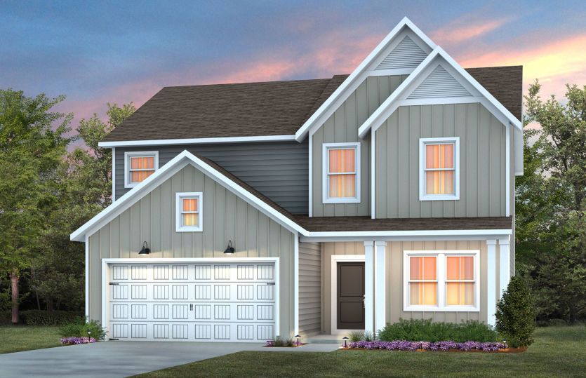 Exterior:Aspire - Elevation FH211 - Modern Touches with Open Design