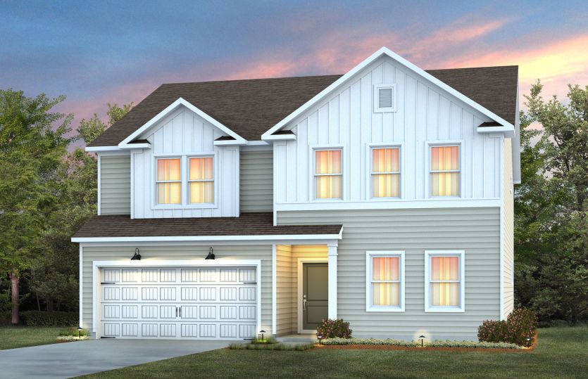 Exterior:Mitchell - Elevation LC1A - Open Design, Functionality & Room to Roam