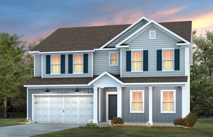 Exterior:Mitchell - Elevation LC2F - Home Designed to Elevate your Everyday Living