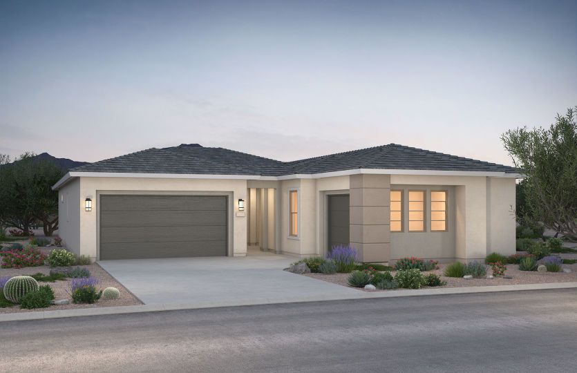 Ravenna:The Ravenna home design C features details to give this home a modern look and feel.