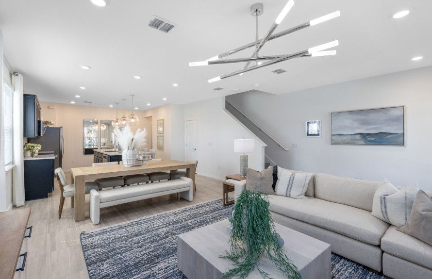 Open-Concept Townhome Design