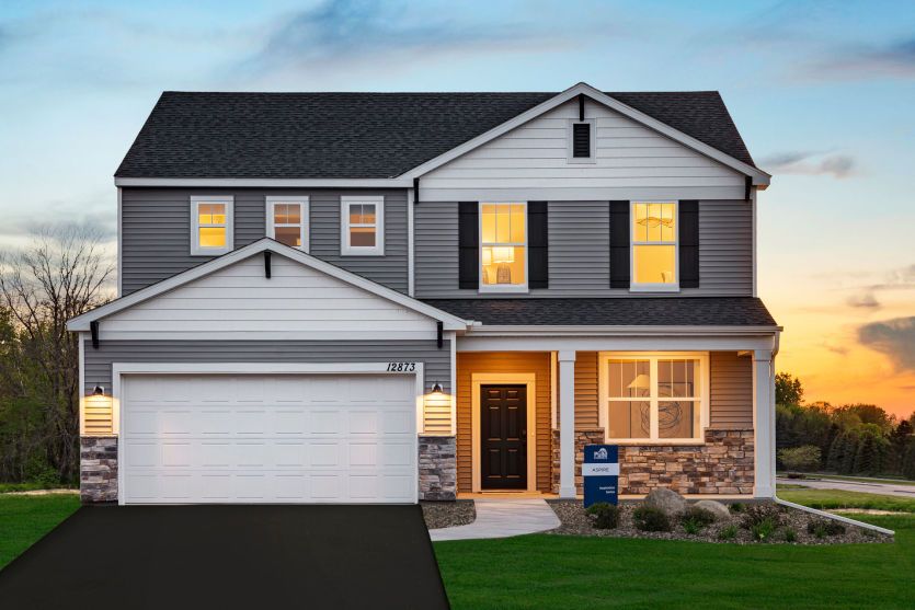 Aspire:Model Exterior at Twilight