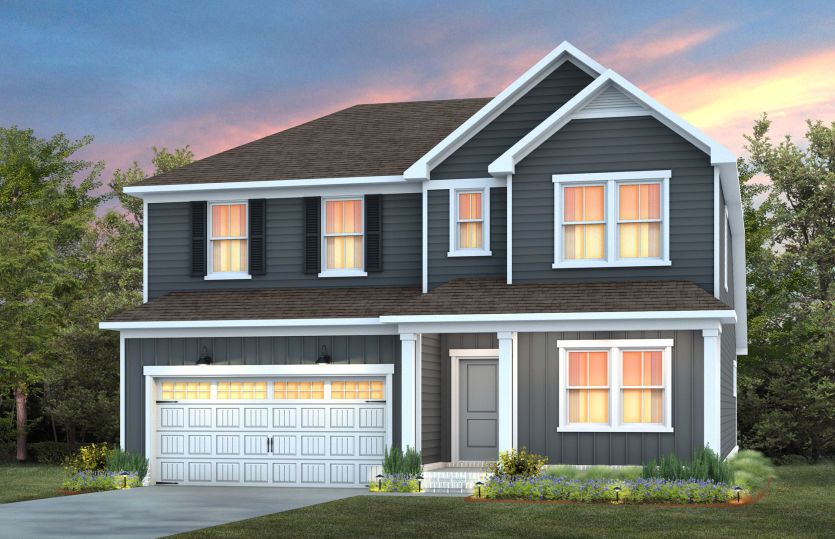 Exterior:Kirby - Elevation LC103 - Spacious Home Built with Connectivity Between Spaces