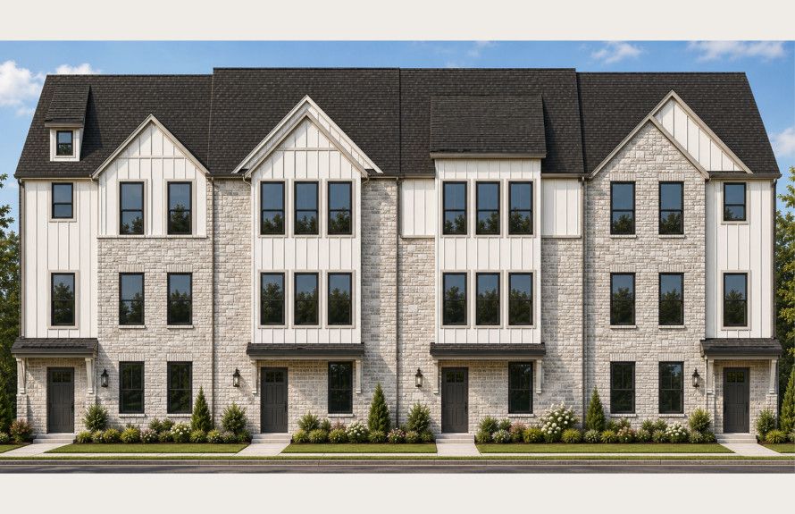 Two and three-story townhomes