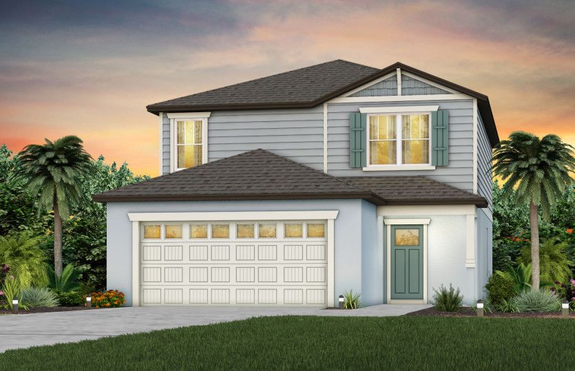 Exterior:Exterior Rendering, Elevation C1