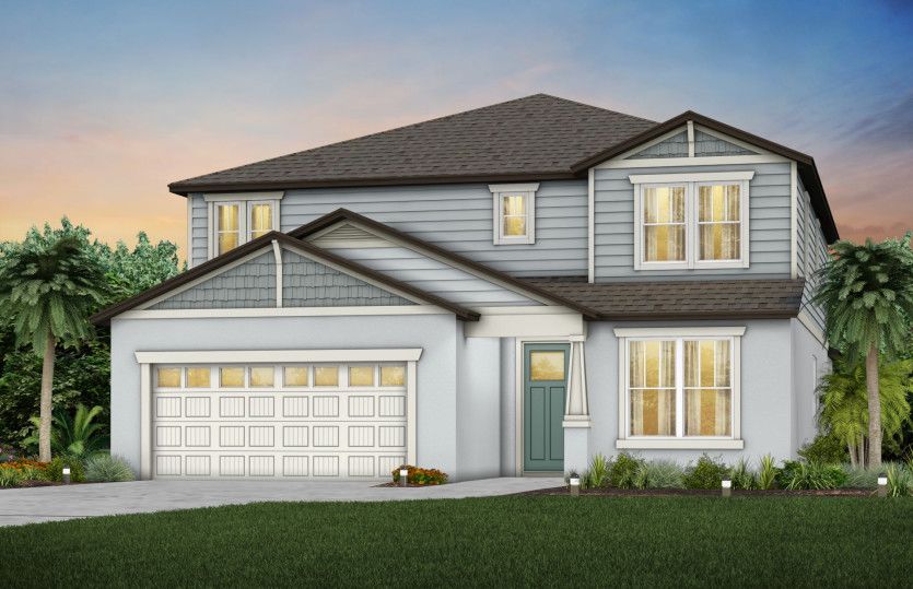 Exterior:Exterior Rendering, Elevation C1