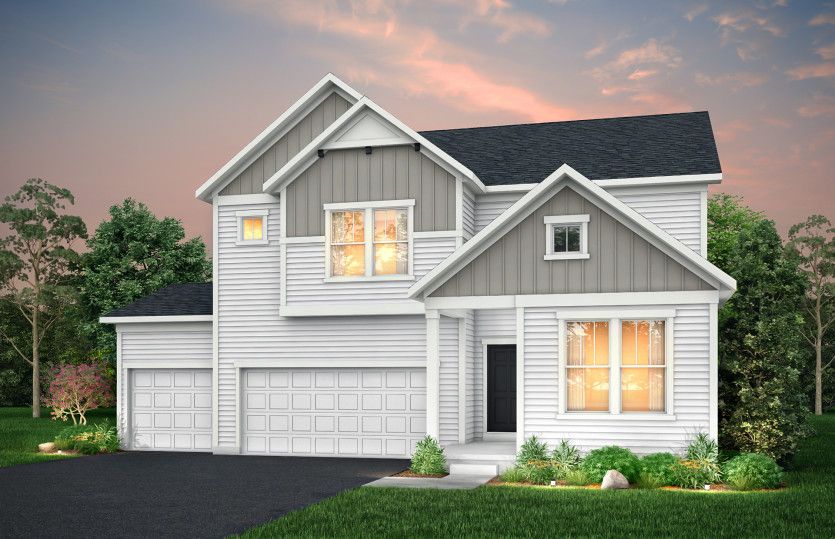 Exterior:Northern Craftsman Exterior Rendering