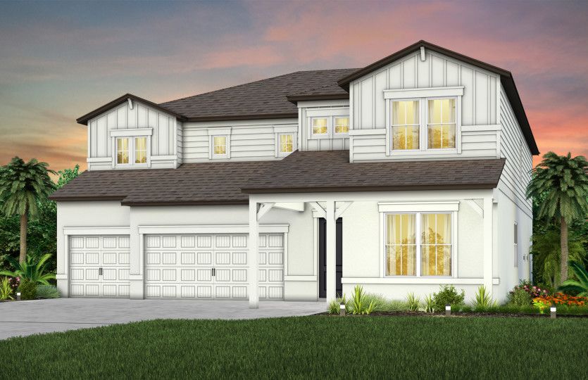 Roseland:Exterior Rendering, Elevation CO2