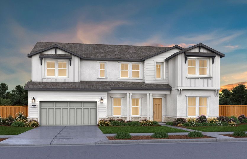 Exterior:Elevation C - Color Scheme 1