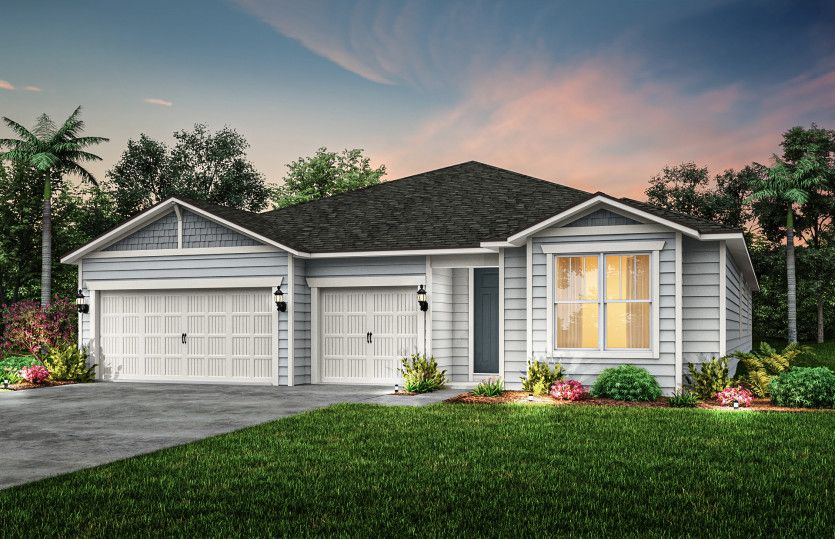 Exterior:Craftsman Elevation | C2