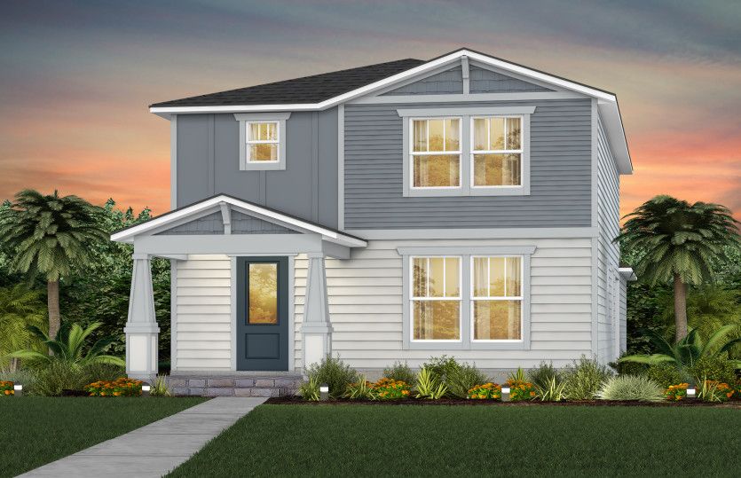 Exterior:Craftsman Elevation | C3