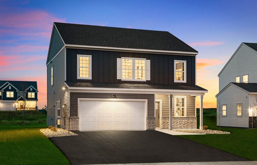 Dayton with Basement:Dayton Model at Amber Fields