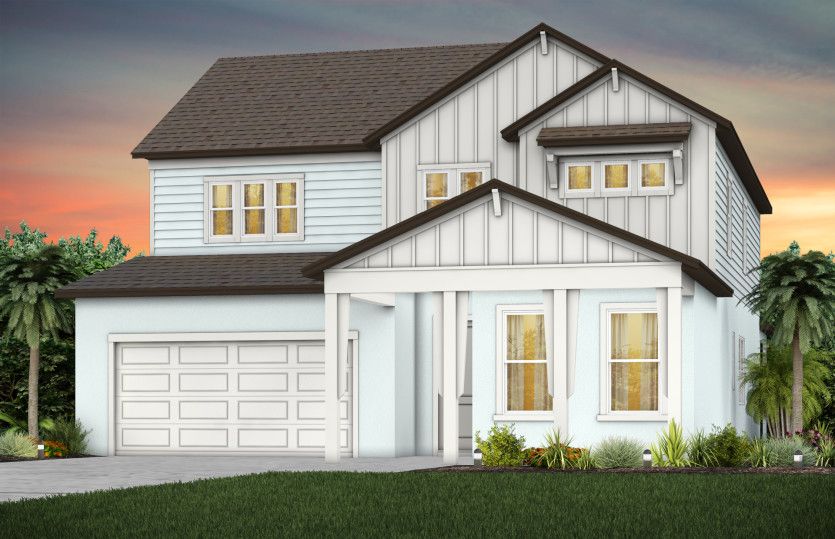 Exterior:Exterior Rendering, Elevation FH2