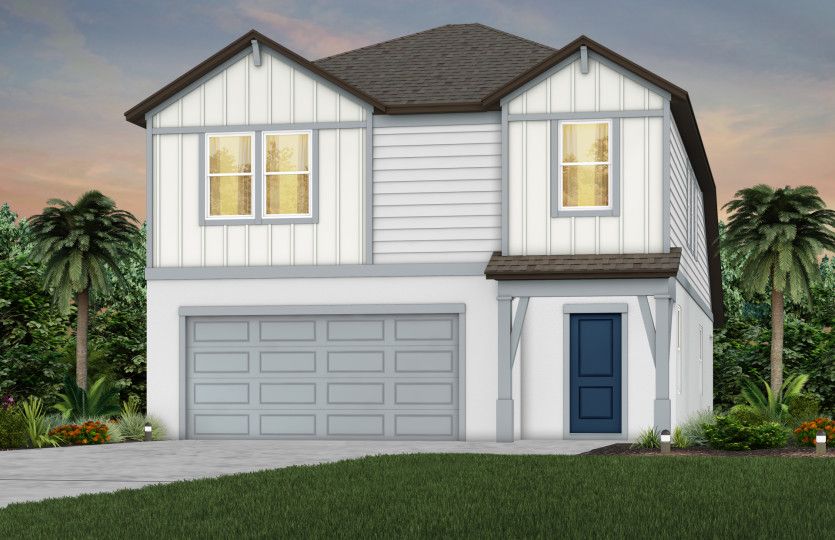 Exterior:Exterior Rendering, Elevation FH2