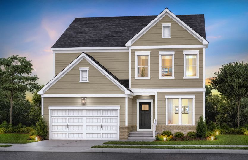 Exterior:Continental Exterior Elevation 1 - Color Package 4