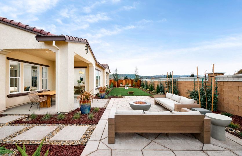 Plan 1:Backyard space