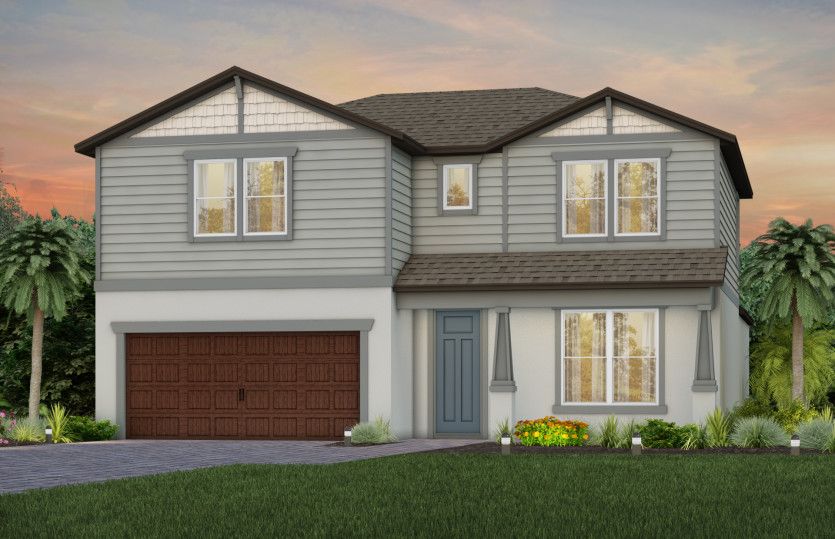 Exterior:Exterior Rendering, Elevation C2