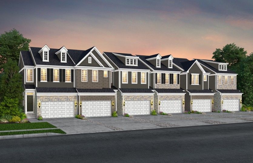 Cascade with Basement:6-Unit Townhomes