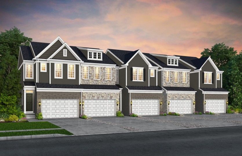 Ashton with Basement:5-Unit Townhomes