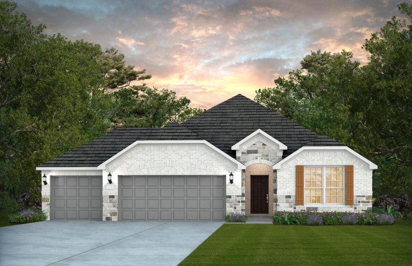 McKinney - 3-Car Garage:Elevation C
