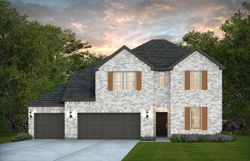 Lexington - 3-Car Garage:Elevation A