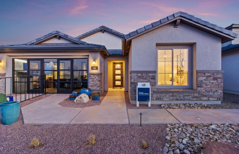 Exterior:Take a tour of the Tifton Walk Floorplan at Estates at La Cuentista!