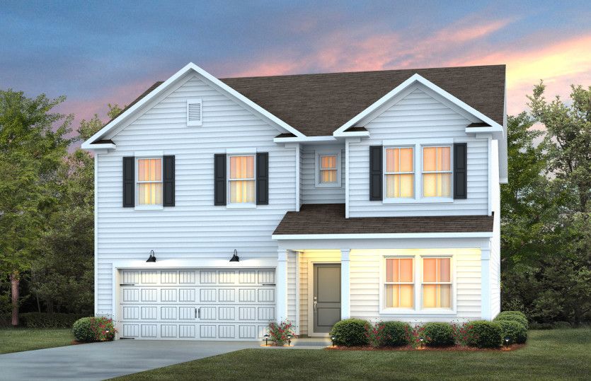 Exterior:Hampton - Elevation LC2A - Space Designed for Real Life Moments
