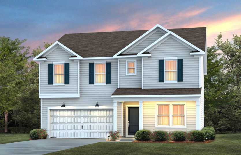 Exterior:Hampton - Elevation LC2B - Where Comfort meets Modern Design