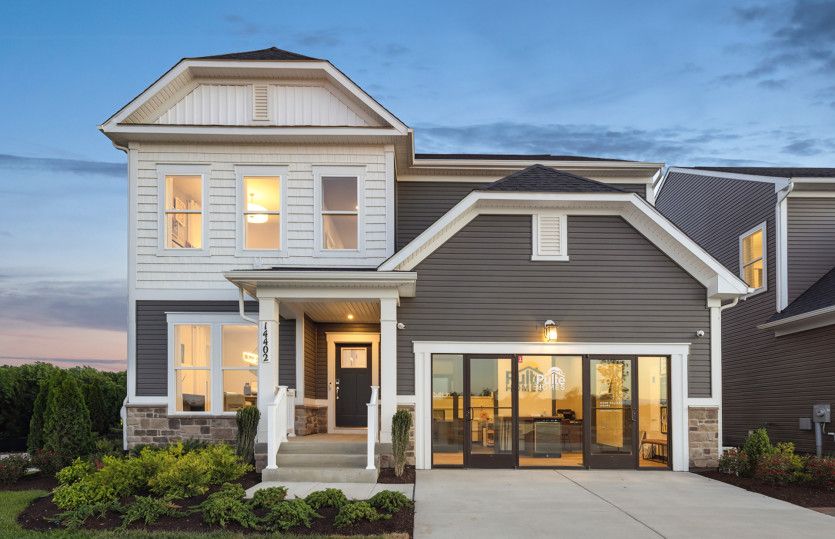 Continental:Elevation 4 - New Single Family Homes in Boyds