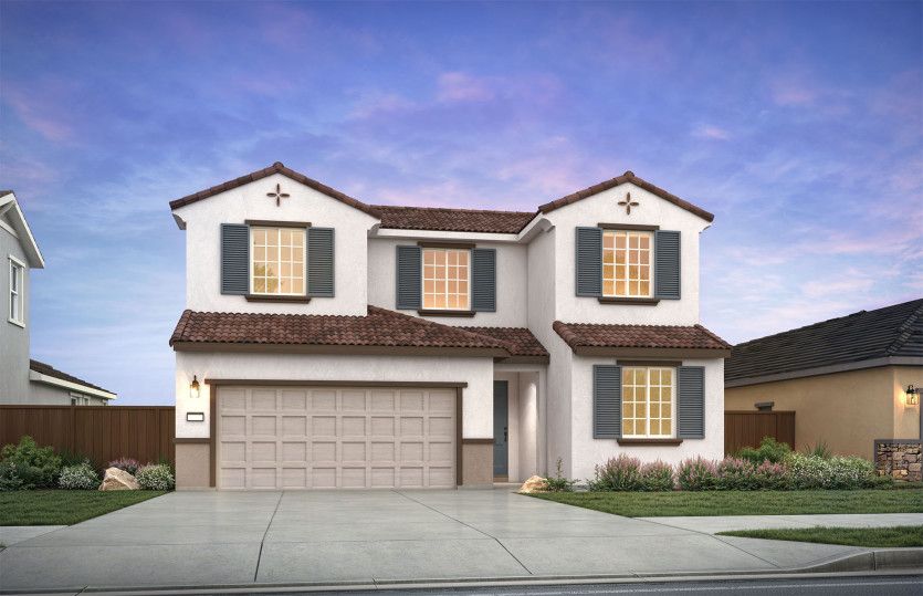 Plan 5:Elevation A - Color Scheme 1