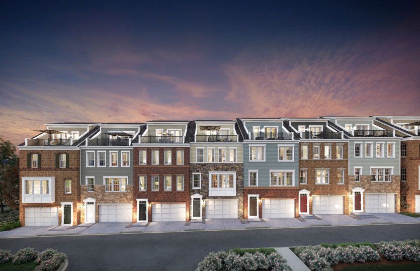 Exterior:New 22' Wide Townhome with Front Load Garage