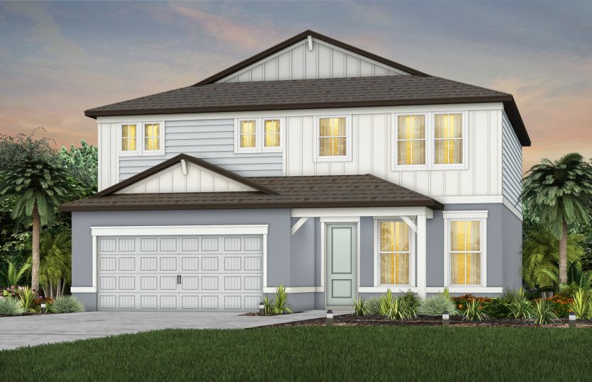 Tilden:Exterior Rendering, Elevation CO2A