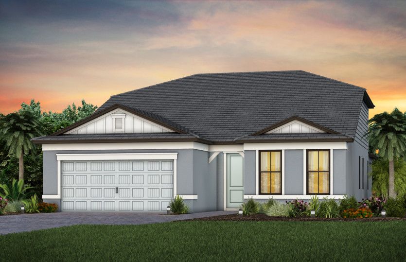 Mystique Grande:Exterior C1 with optional stone detail