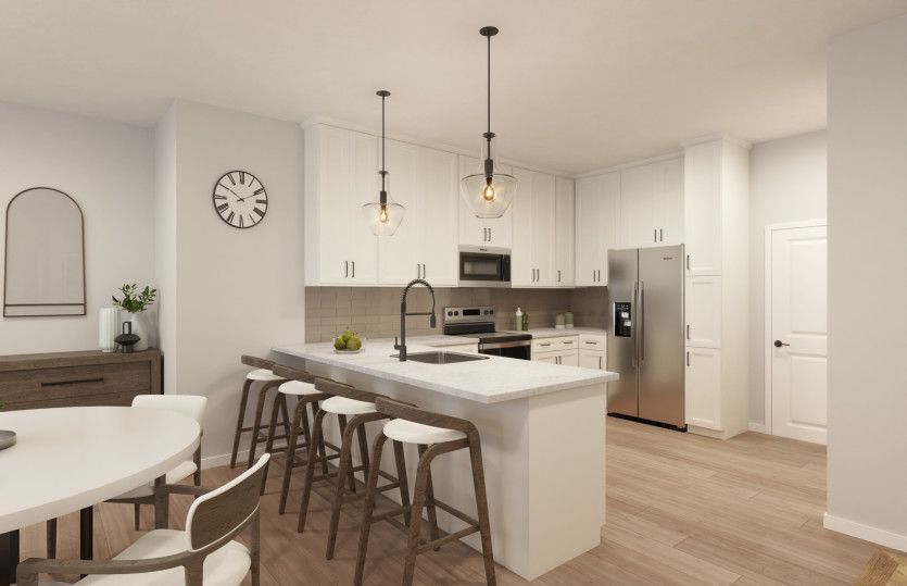 Chelsea:Lots of cabinet space for storage