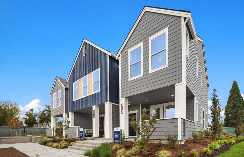 Exterior:Unit A - End Unit