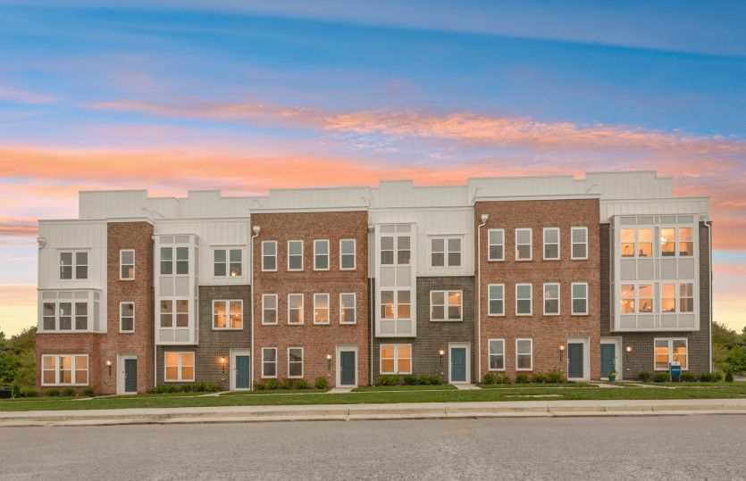 Exterior:New 4-Level Townhomes in Ashburn