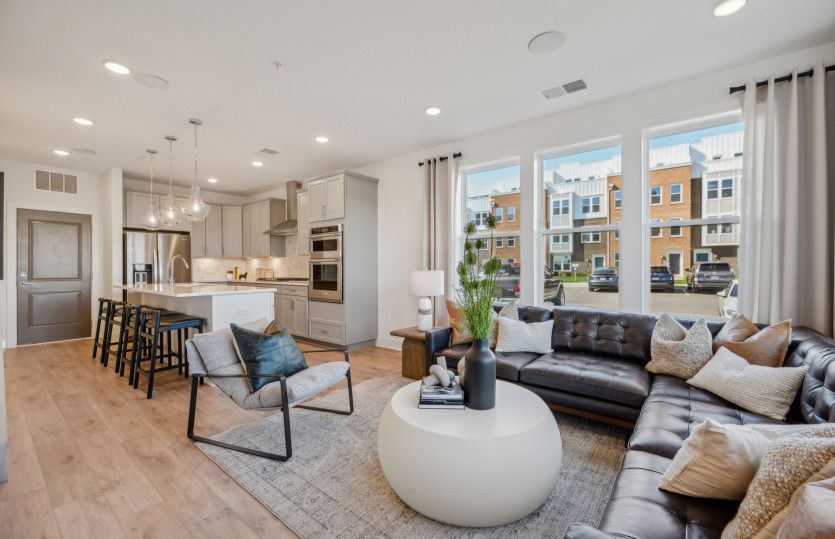 Exterior:Main Living Space with an Abundance of Natural Light