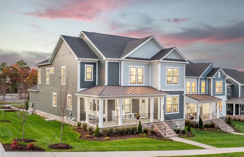 Exterior:Meriwether Model Exterior - Elevation 5 at Cattail Run
