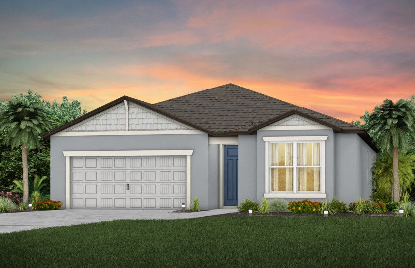 Exterior:Exterior Rendering, Elevation C2