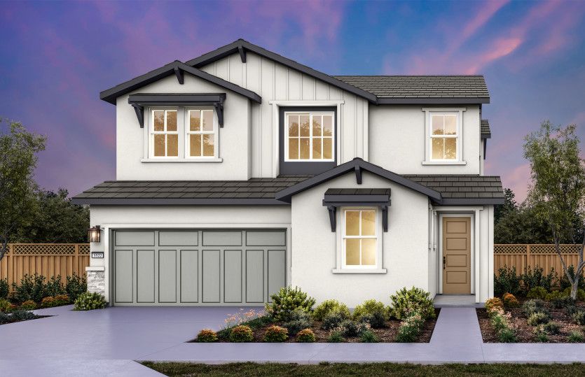 Plan 1:Modern Farmhouse (D) - CS 1