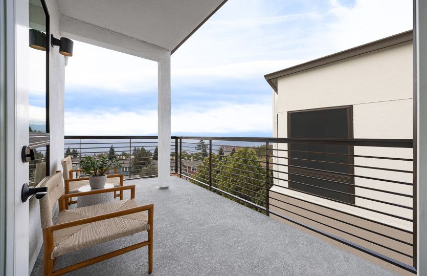 Plan 3A:Patio off main living area