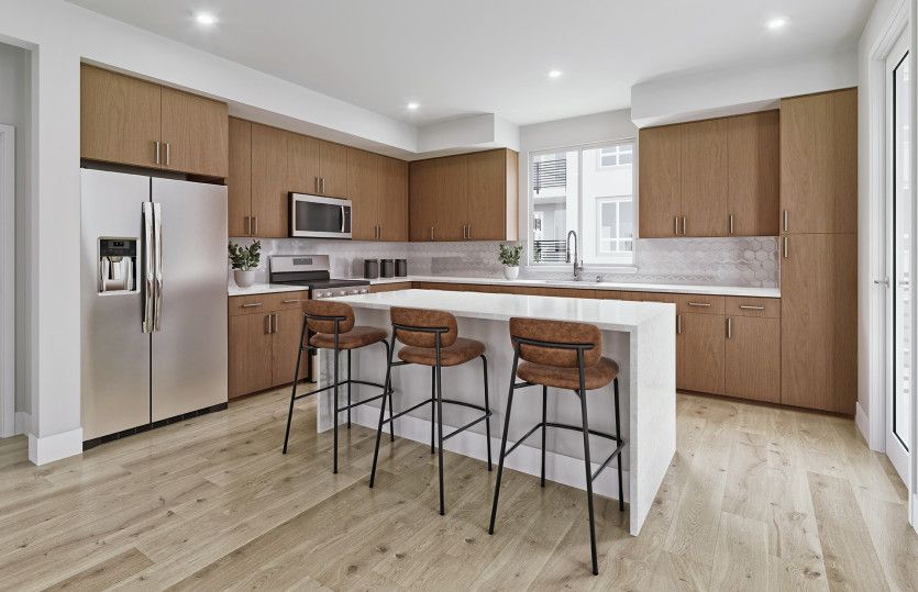 Exterior:Gorgeous kitchen with large island