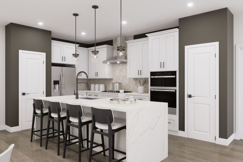 Finn:Gourmet Kitchen with Stainless Steel Appliances
