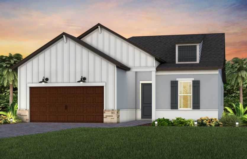 Exterior:Exterior Rendering, Elevation FH2