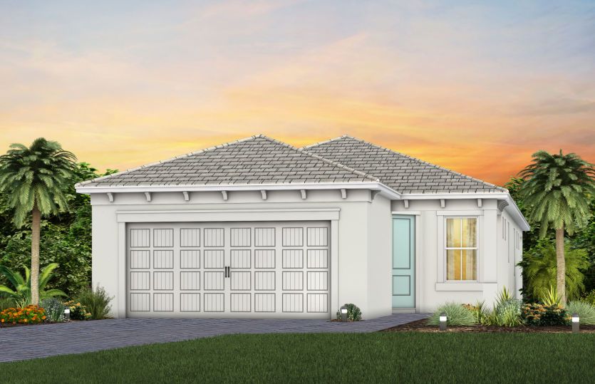 Exterior:Elevation CO102 in Coastal Snowbound