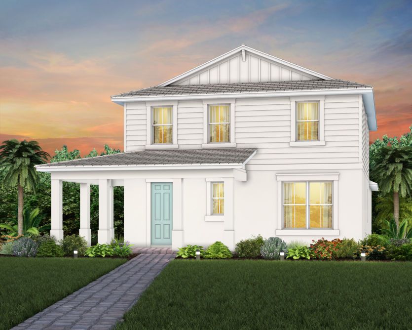 Exterior:Elevation CO102 in Coastal Snowbound