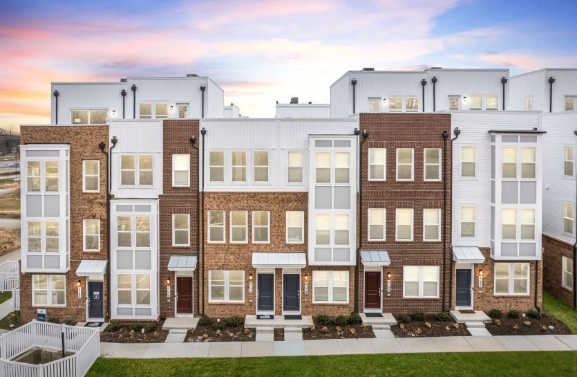 Exterior:New 4-Level townhomes in  Rockville MD