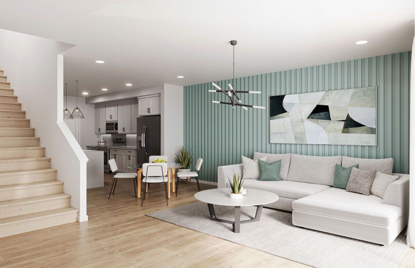 Plan 1:Open main living area